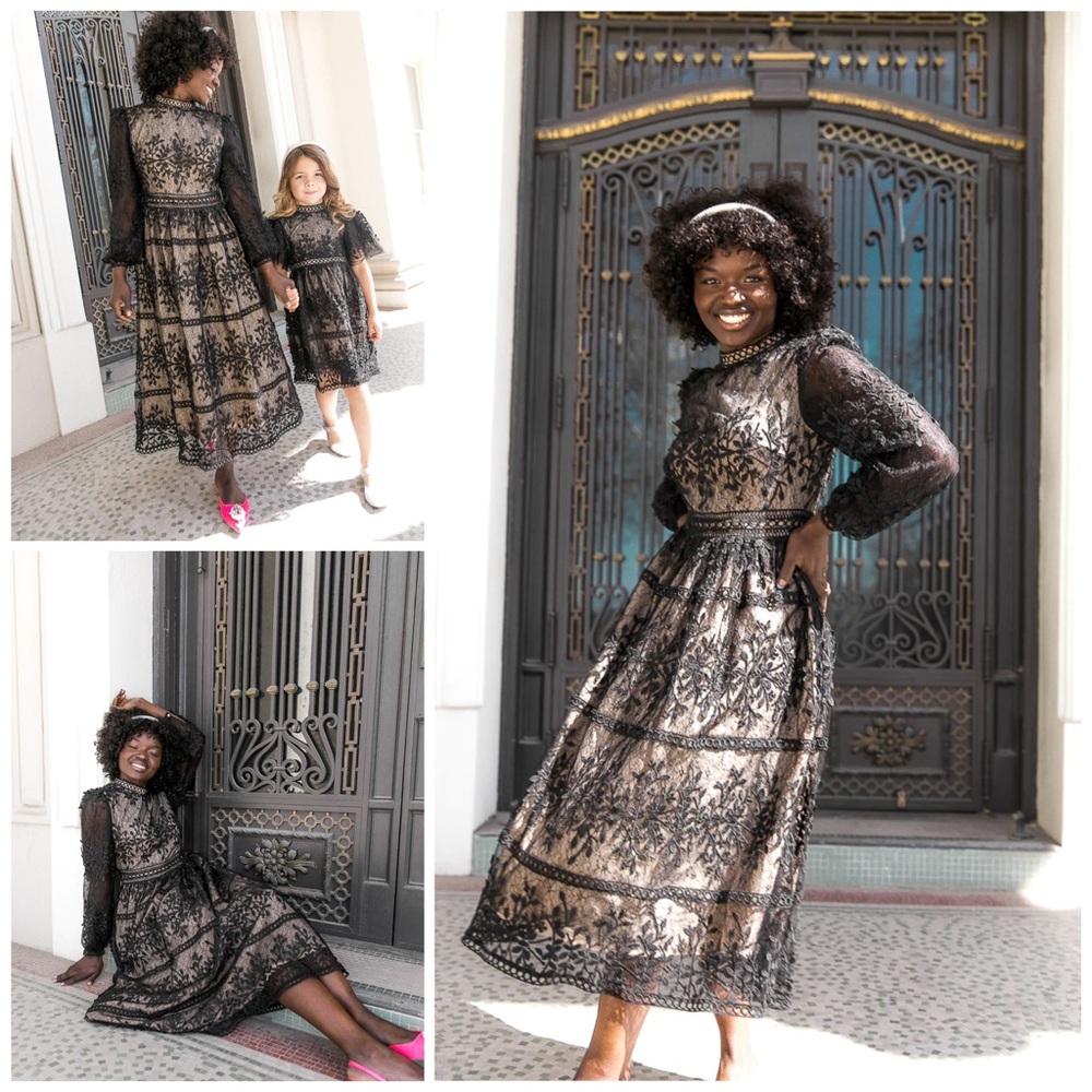 Ivy City Co Sicily Dress In Black